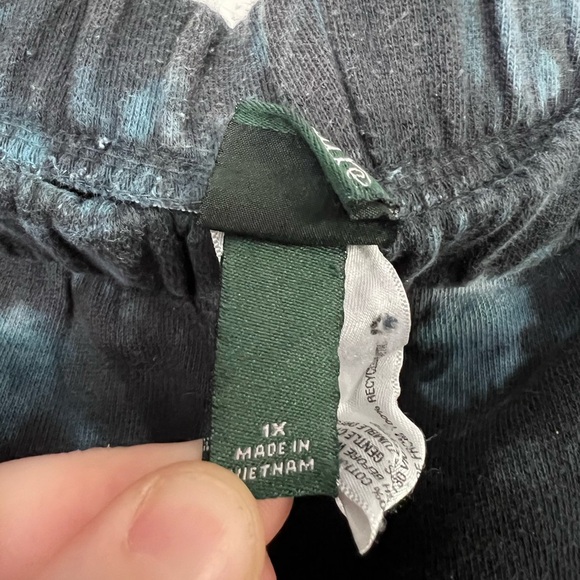 Wild Fable Women’s Tie-Dye Joggers 1X/ XXL Elastic Waistband Casual Loungewear - Picture 5 of 6